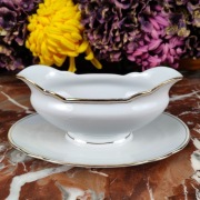 Porcelanowa sosjerka - Złote paski - 250 ml - Winterling Bavaria #1