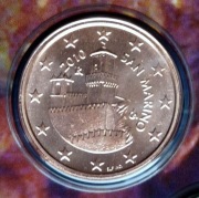 SAN MARINO 2010 5 CENTÓW UNC !!!!!!!!!!