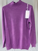 DZIANINOWY SWETEREK PÓŁGOLF