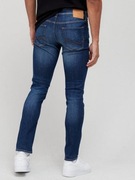 spodnie jack & jones GLENN slim fit jeans dark blue W28 L32
