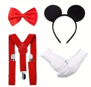 Kostium przebranie strój Myszka Miki Mickey Disney roz. uniwersalny nowy