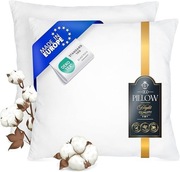 FAM'Home Zestaw 2 poduszek bawełnianych, 65 x 65 cm,