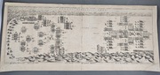 Bitwa pod Nieuport – Jansoniuss 1651 duza mapa starodruk XVII wiek