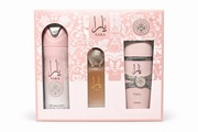 LATTAFA YARA PIĘKNY ZESTAW WODA PERFUMOWANA 100ML + MGIEŁKA + DEZODORANT