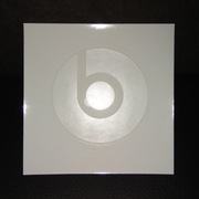 Naklejka emblemat logo Beats (Apple) 7.5 cm/75 mm