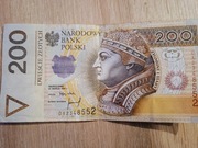 Banknot 200 zł 1994 seria DX