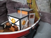 Kuter Rybacki statek DREWNO Model Kutra Rybackiego