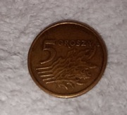 Moneta 5 grosz 2000 rok