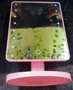 LUSTRO DO MAKIJAŻU LED RÓŻOWE