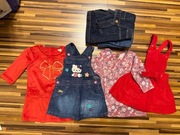 Zestaw sukienek dziewczęcych – rozmiar 62–68 | 7 szt.