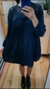 ZARA plisowana elegancka sukienka M 38