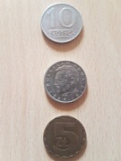 Monety 10zl 1985 10zł  1984 5zł  1984
