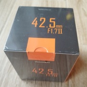 Obiektyw micro 4/3 Yongnuo 42.5mm 1.7 II - Olympus, Panasonic. Nowy!