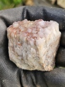 Kwarc z Ametystem kryształy Karkonosze Szczotka Druza Naturalny