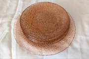 Zestaw SAHARA J.S. Drost  – Rozalinowy – Patera + 6 Talerzyków – PRL