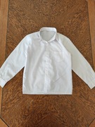 elegancka wizytowa koszula z długim rękawem kołnierzyk zapinana guziki 