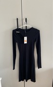 Czarna sukienka mini, rozmiar XS, stan nowy, marka House