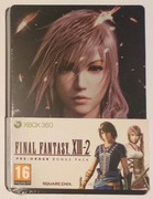 Final Fantasy XIII-2 pre order pack Steelbook nowy Xbox 360