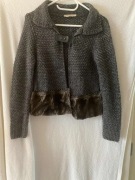 Sweter Pennyblack z futerkiem – włoska jakość