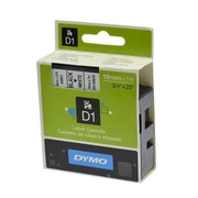 DYMO D1 TAŚMA 19mm 7M 45803 BK/WH S0720830 NOWA Oryginalna