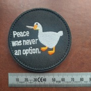 Naszywka Morale Patch   - Peace was never an option  (mocowanie na rzep)