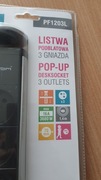 LISTWA ZASILAJĄCA PODBLATOWA PF1203L 3gn 1,4m  16A