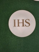 IHS ozdoba na komunie srednica 30 cm
