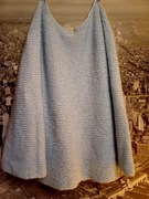 Dziergany sweterek błękitny L