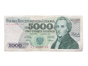 Polska 5000 złotych 1986 rok seria AZ