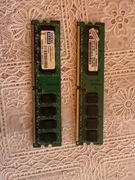 Pamięci RAM DDR2 2x2GB 800MHz marki Kingston i Goodram