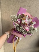 Bukiet ze zdrapkami i żywa gipsowka 