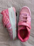 Różowe buty sportowe rolki rolkobuty na rzepy Tuboshi 37