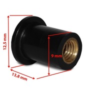 Nakrętka gumowa rozporowa z gwintem M5 dla HONDA 5 szt.