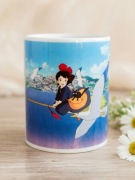 Podniebna Poczta Kiki manga anime Studio Ghibli  prezent kubek Ceramiczny 