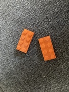14909 LEGO 3020 4158355 płyt 2x4 pomarańczowy 2szt