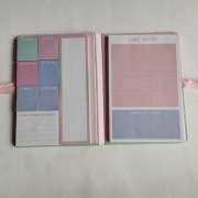 Notatnik organizer z naklejkami post it