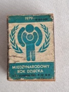 Zapałki kolekcjonerskie Rok dziecka . Polska lata 70te.