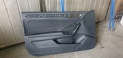 Boczek Tapicerka drzwi lewy przód skóra czarna Volkswagen T-Rock cabrio