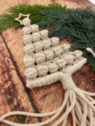 Makrama choinka ozdoby wiszące świąteczne 