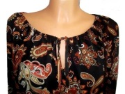 Johanna Made in Italy bluzka z wzorem paisley. S/M