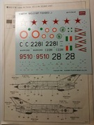 KALKOMANIA 1:48 MIG-21 MF Z ZESTAWU ACADEMY 2171