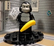 Minifigurka LEGO COL03-12 col048 Gorilla Suit Guy, Człowiek goryl, Seria 3