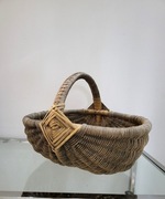 Bardzo Duży Solidny Piknikowy Uniwersalny Kosz Wiklinowy 