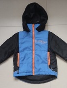 Kurtka jesienna niebiesko czarna Rozm 98-104 wiek 3-4 lata 