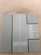 Klocki Lego płyta 25,5 x 25,5 cm  skrzyżowanie