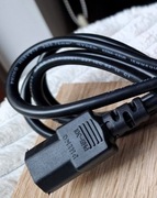 Kabel zasilający do ładowarek komputerów laptopów monitorów IEC C13 180 cm