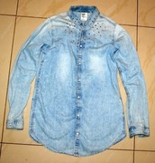 H&M, koszula jeansowa, rozm. 152