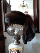 Czapka z naturalnego futra amerykańskiej norki