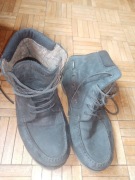 PULL&BEAR mokasyny wysokie skóra naturalna 43+2gie GRATIS