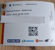 Bilet Korona Kielce - Radomiak Radom 08.08.2025